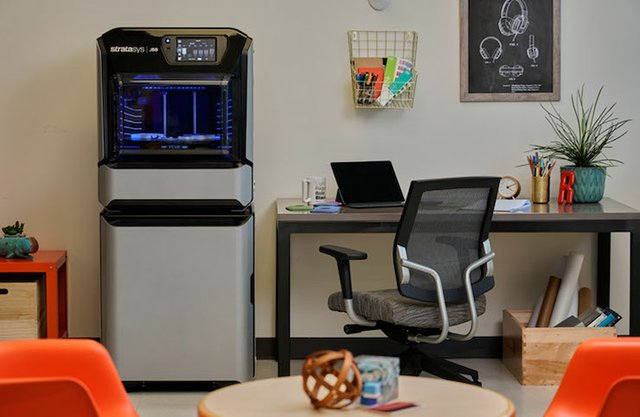 Stratasys J55 3D printer in an office